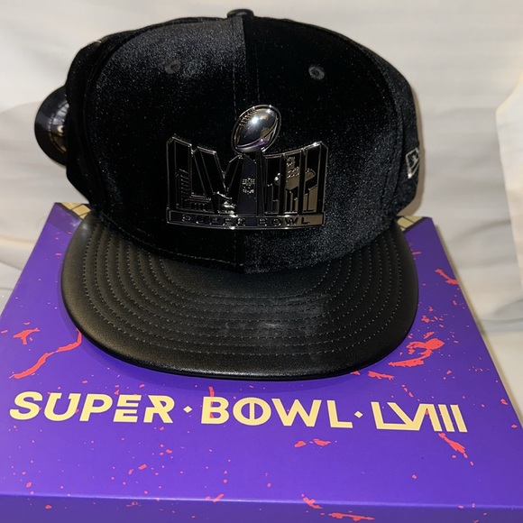 🥳Host Pick🎉| Black, SuperBowl58, NFL SnapBack, Exclusive Limited Edition Hat. - Picture 9 of 14